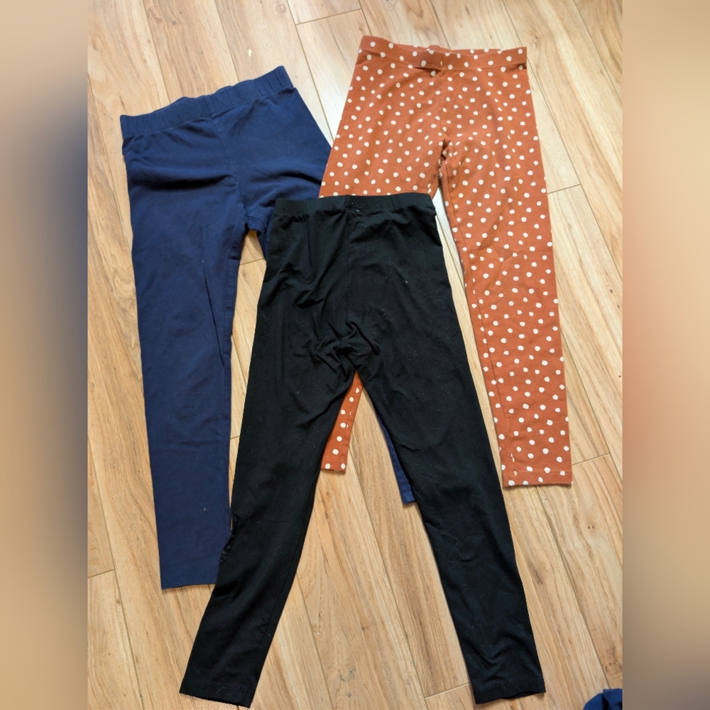 Bundle of 3 Girls Leggings Size 10/12 - Cat & Jack, Isaac Mizrahi, Boutique